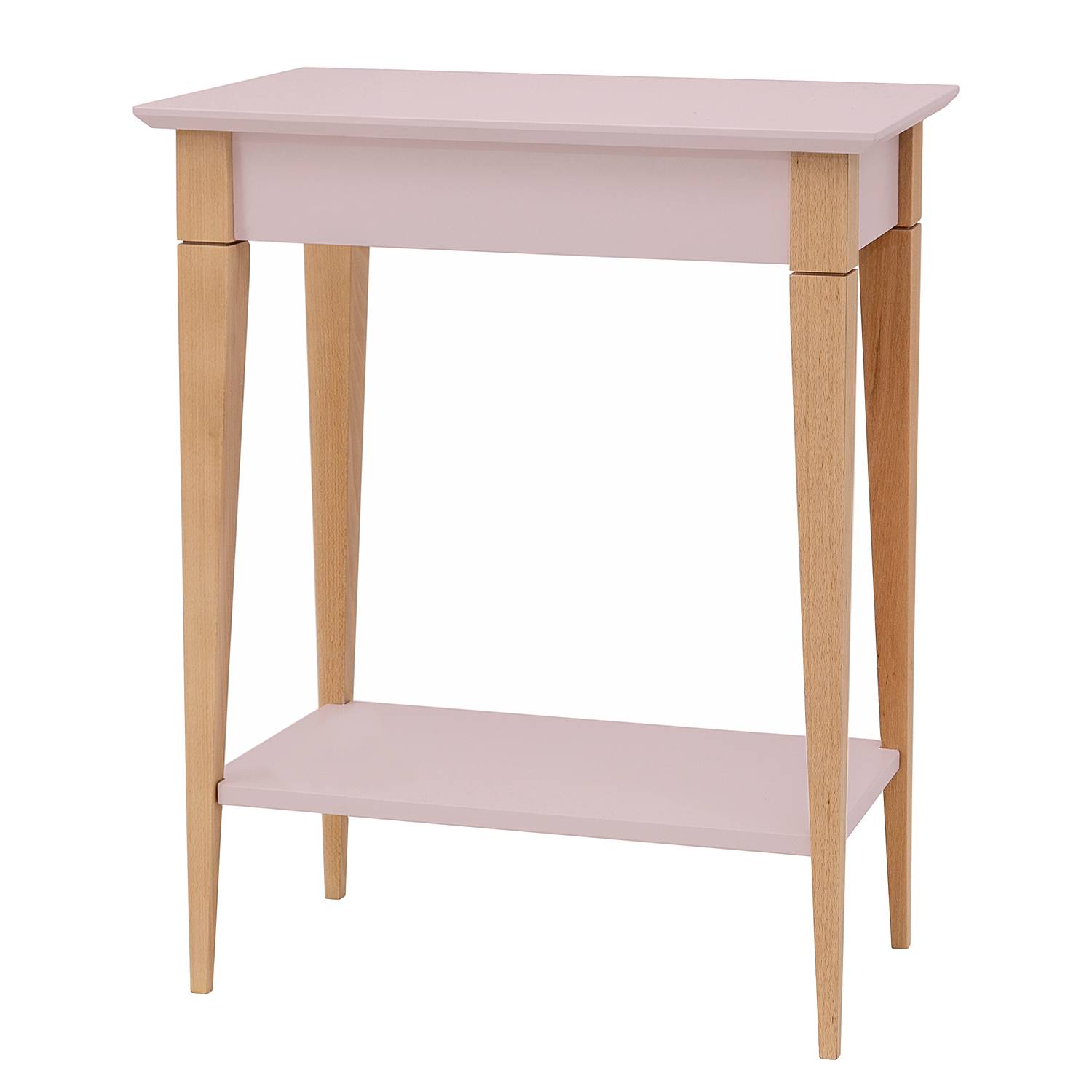 Consolle classica con 1 cassetto, legno massello di pioppo