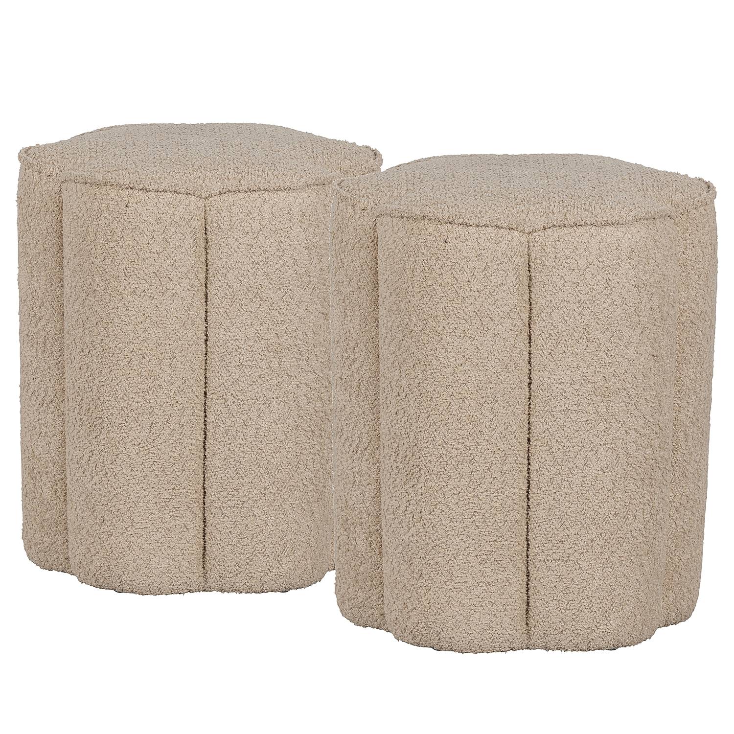 2er Barhocker-Set Sitzhocker Sitzhöhe 61,5-83 cm Polsterhocker Hocker