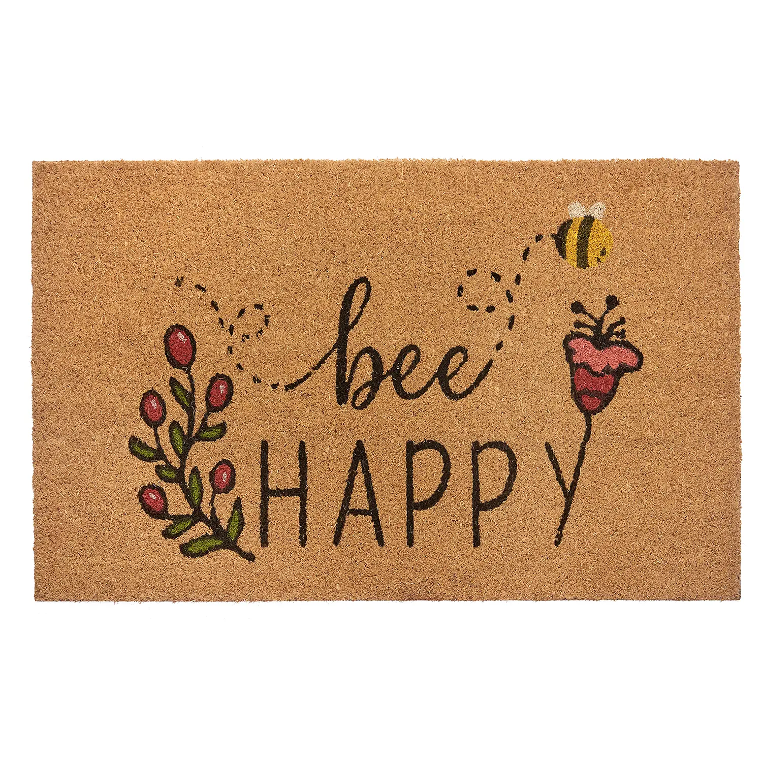 Kokos Fu脽matte Bee Happy