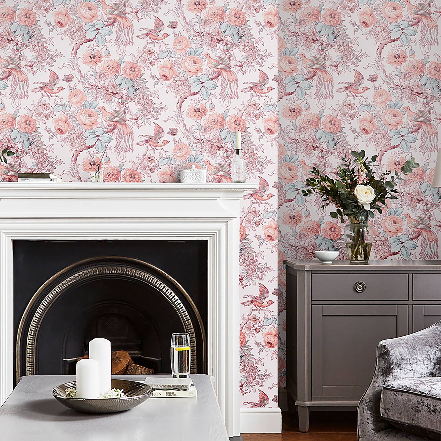 Papier peint feuilles willow leaf Laura Ashley | La Redoute