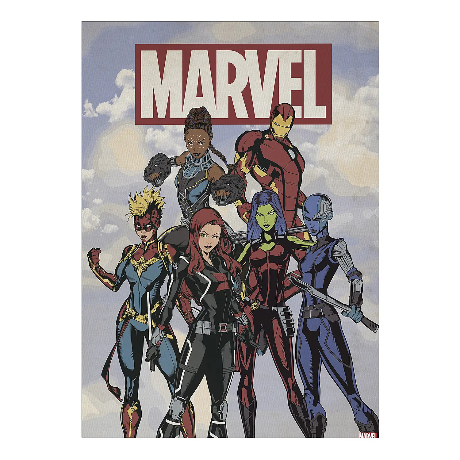 Leinwandbild Marvel group Avengers