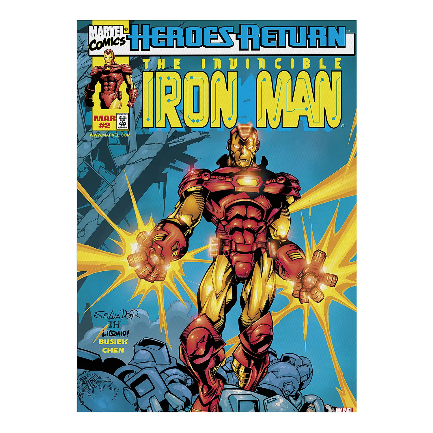 Iron Man The Leinwandbild Invincible