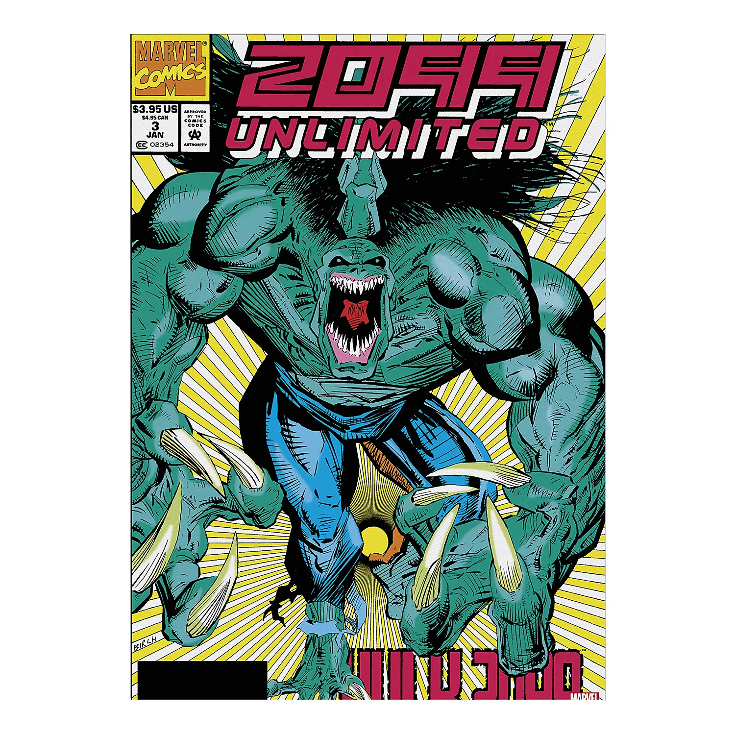 Hulk Leinwandbild 2099 Unlimited