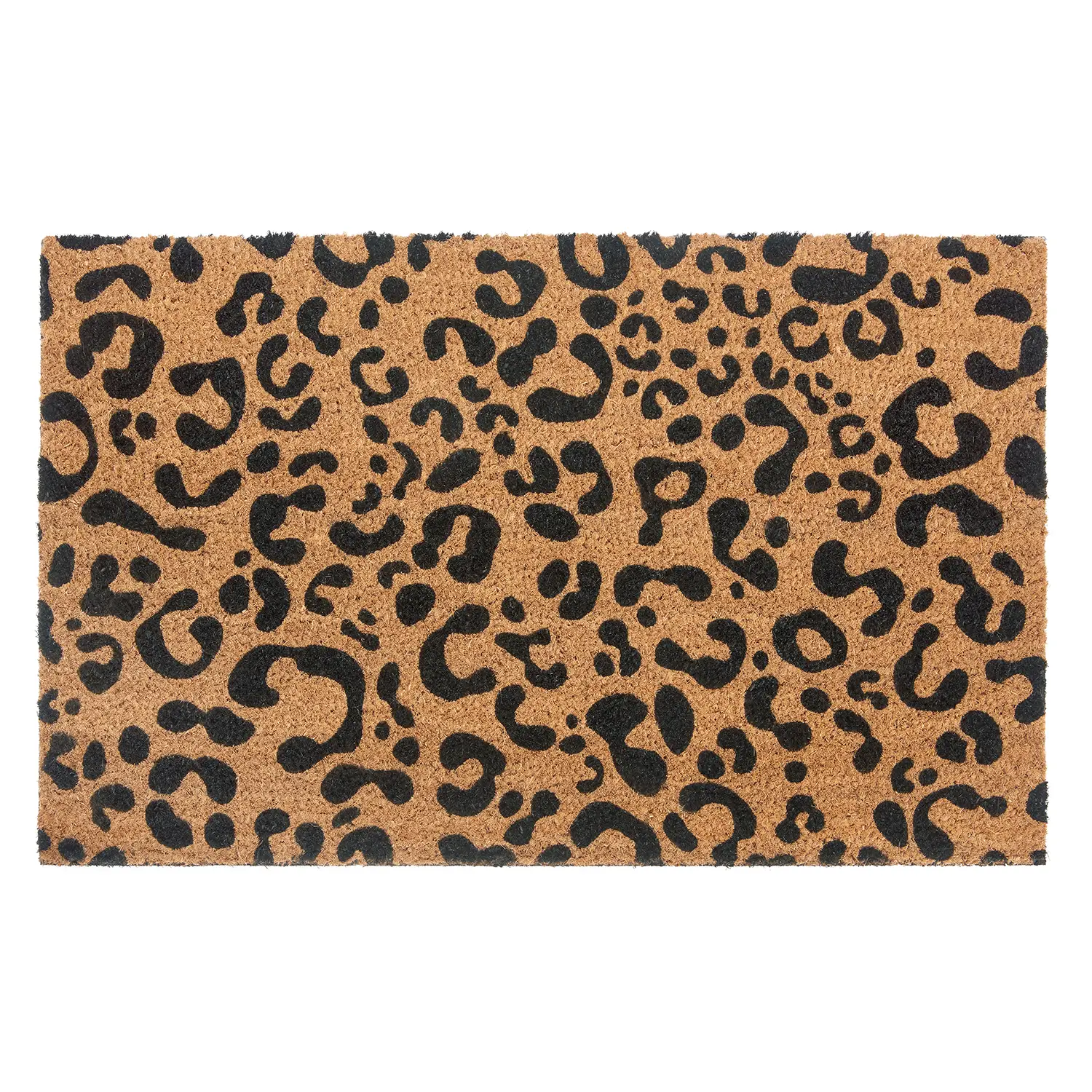Kokos Fußmatte Leopard Look