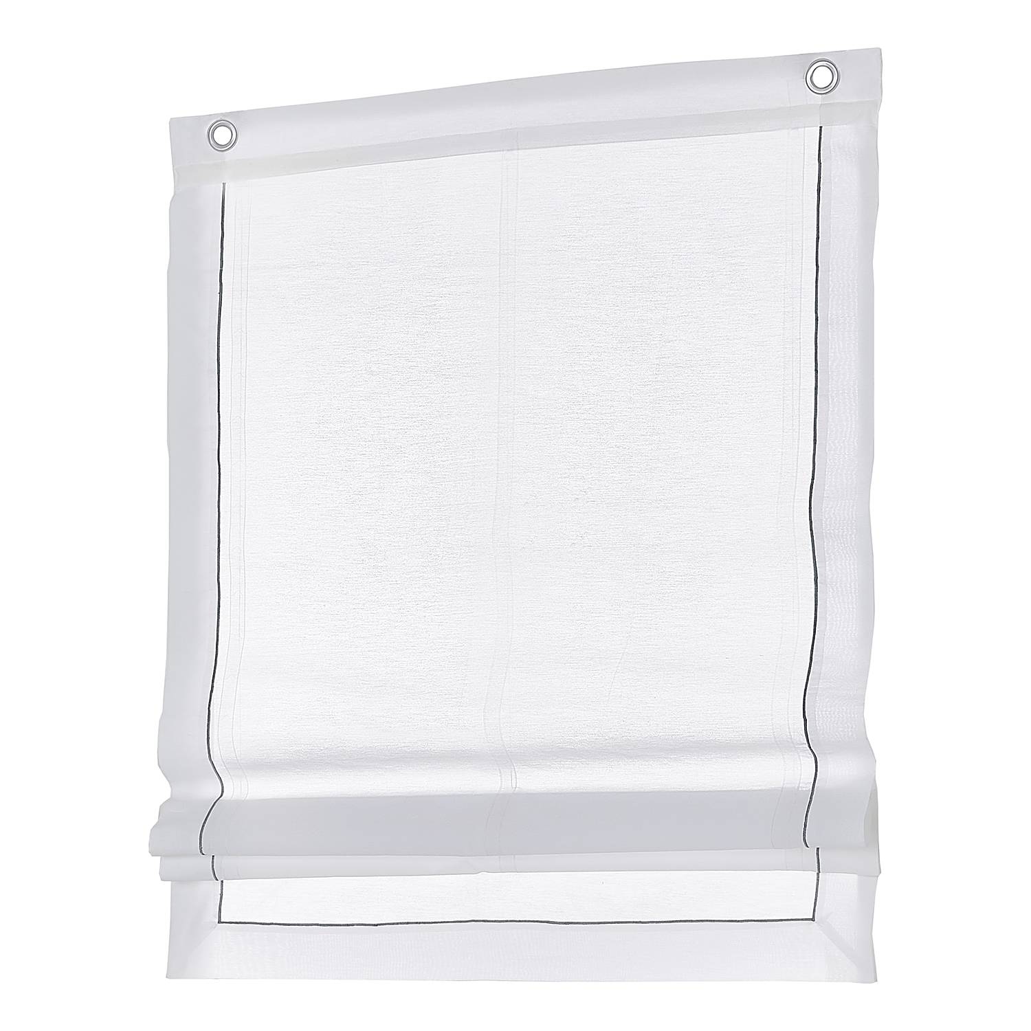Kutti Tenda A Pacchetto Areggo 80x130 Cm – Bianco/Off-White, Semitrasparente, Montaggio Senza Fori Con Ganci E Aste Contrappeso