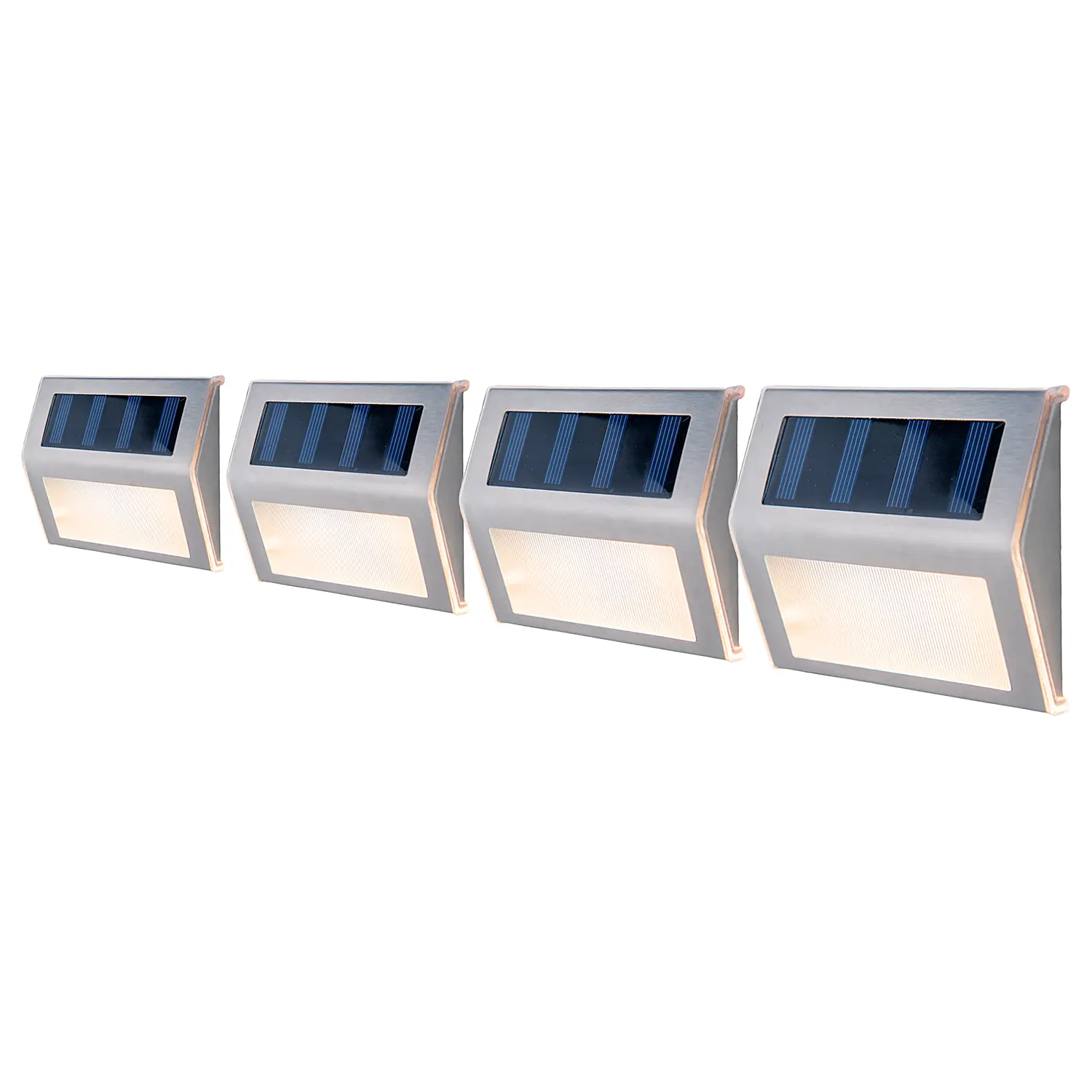 LED-Solar Wegeleuchte Wismar 4er-Set