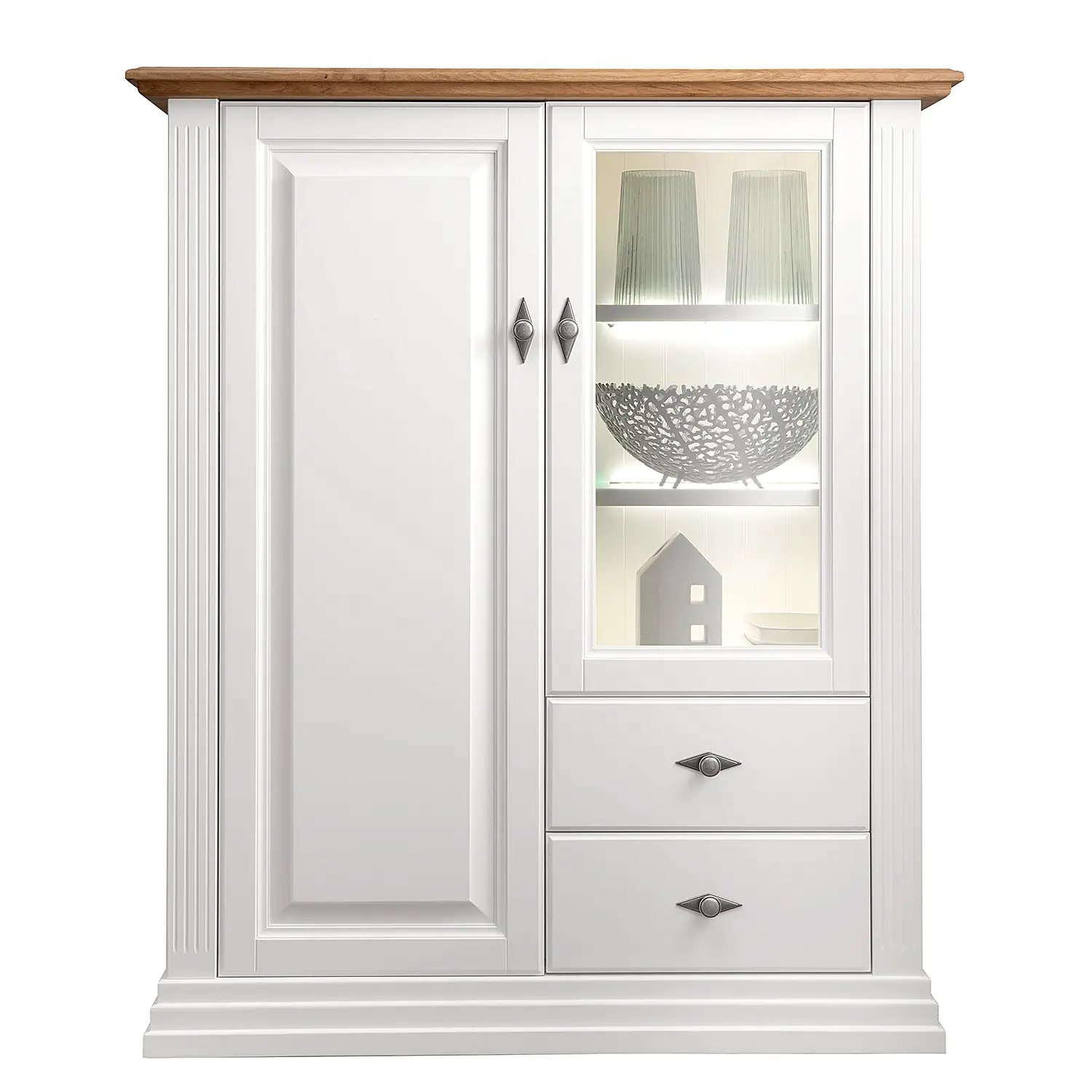 A Brattby Massives Typ Highboard