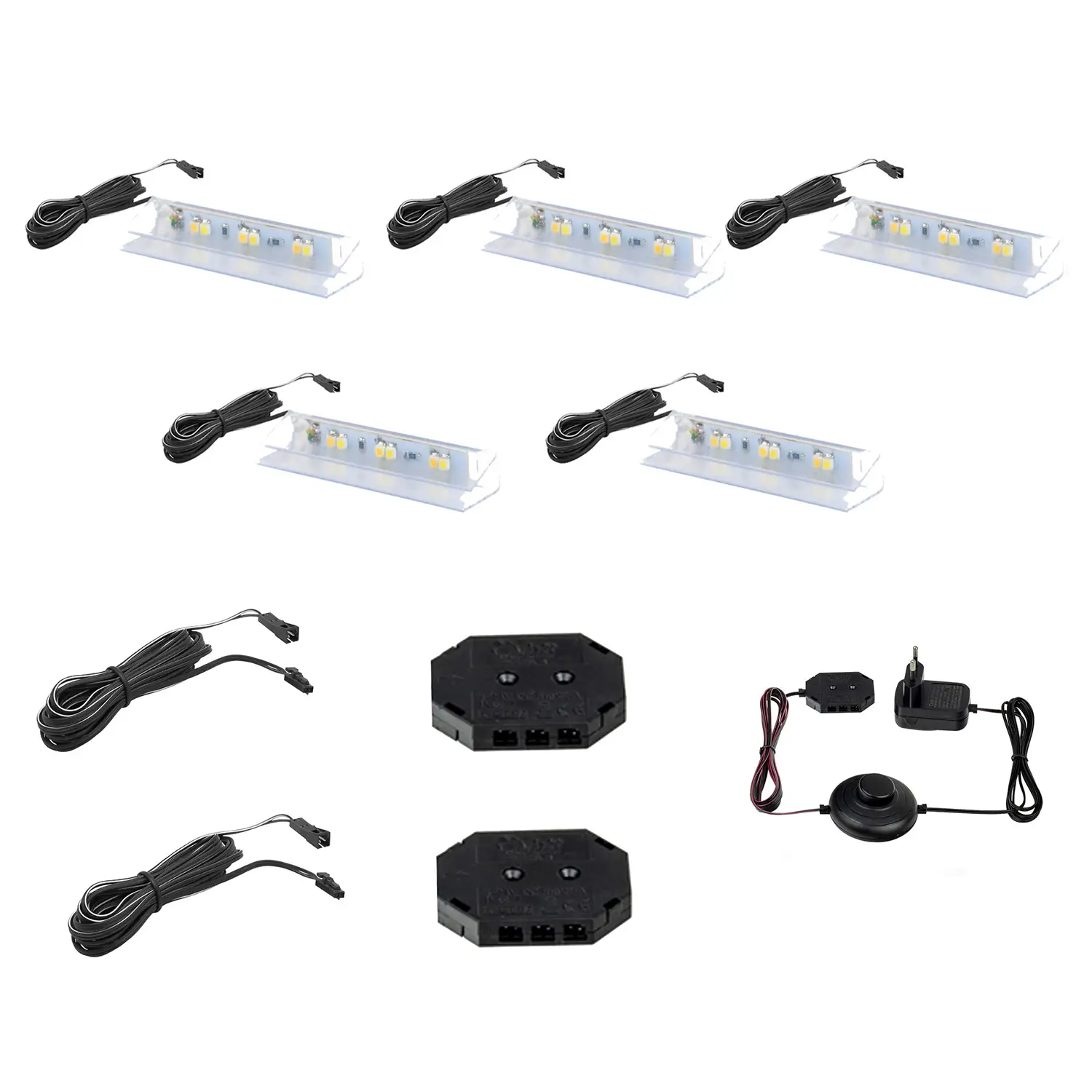 5-teilig LED-Beleuchtung Duo