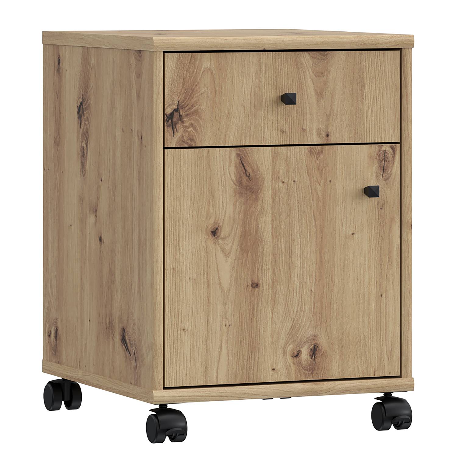 Cassettiera Con Ruote In Legno Derivato – 3 Cassetti, Design Moderno, Facile Montaggio - 10