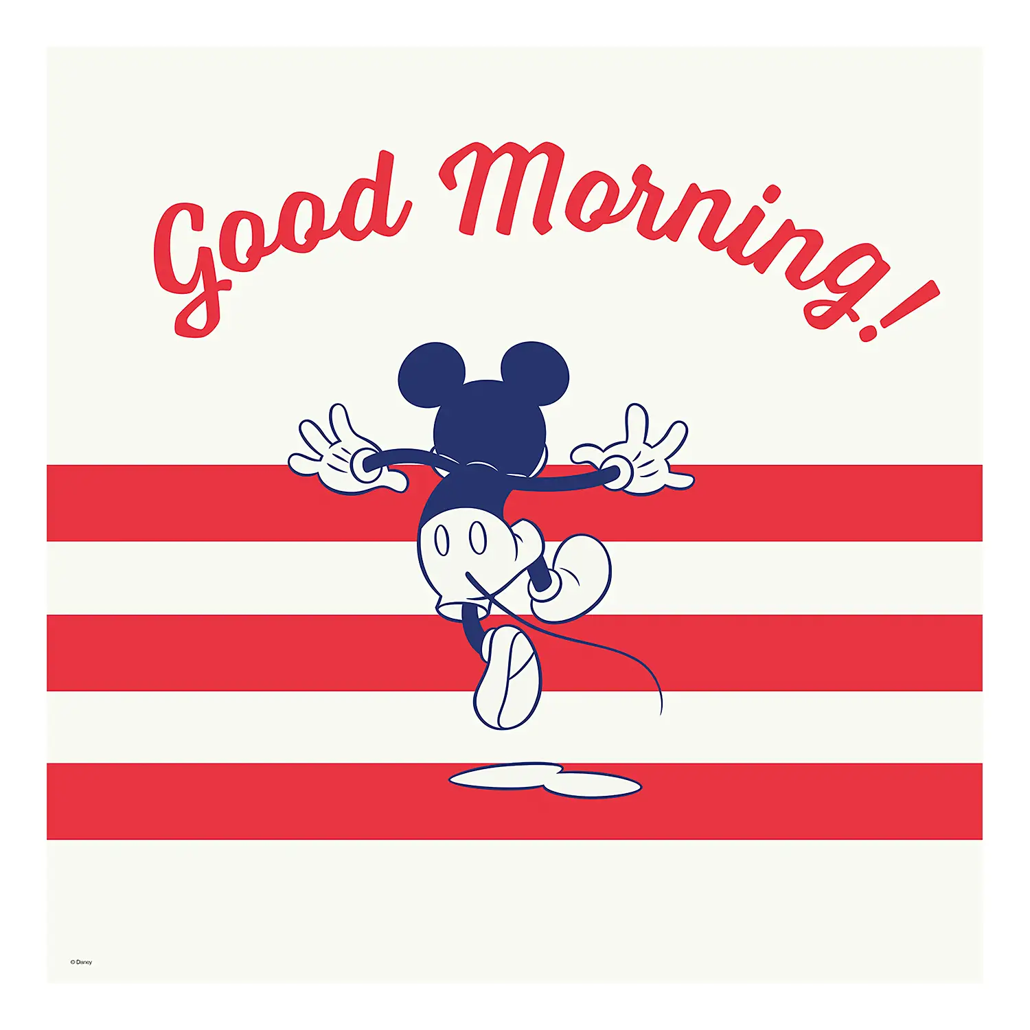 Good Leinwandbild Morning Mickey