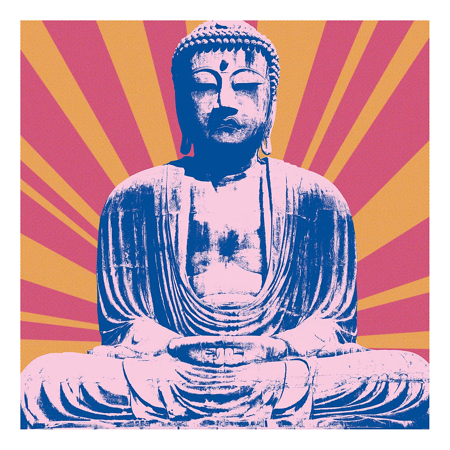Leinwandbild Hippie Buddha | Bilder