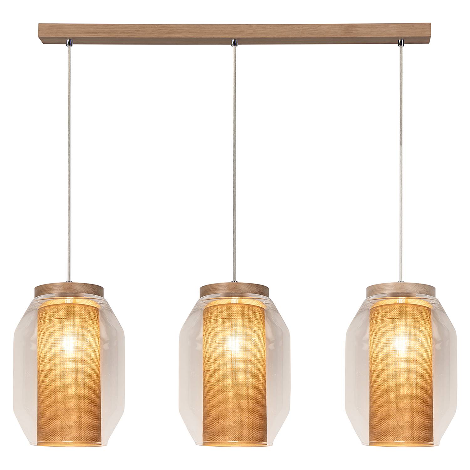 Hanglamp Vaso Jute 3 Lichtbronnen Kopen | Home24