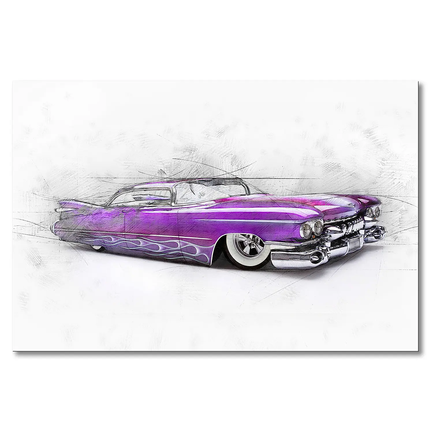 Leinwandbild Pink Cadillac