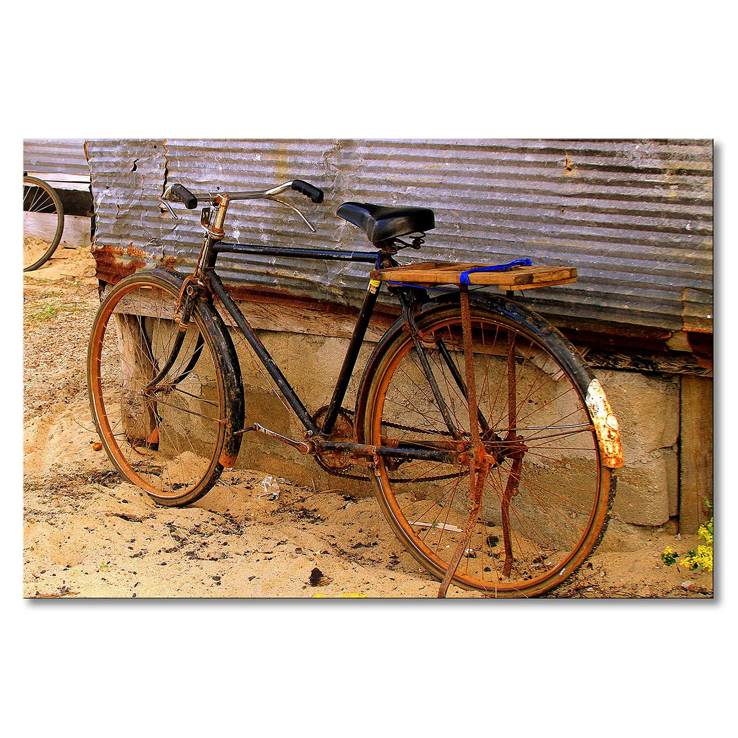 Old Bicycle Leinwandbild