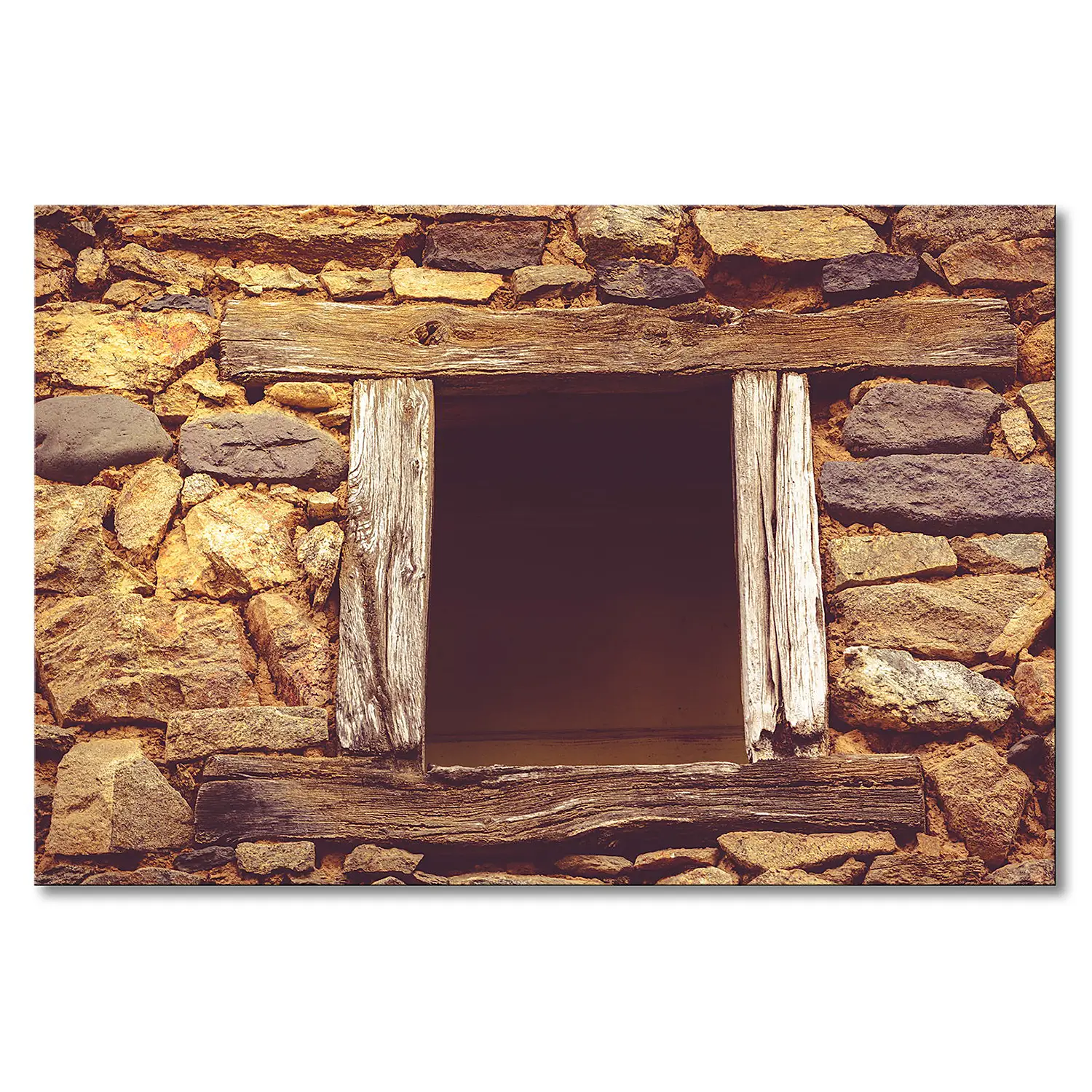 Leinwandbild Wooden Windows