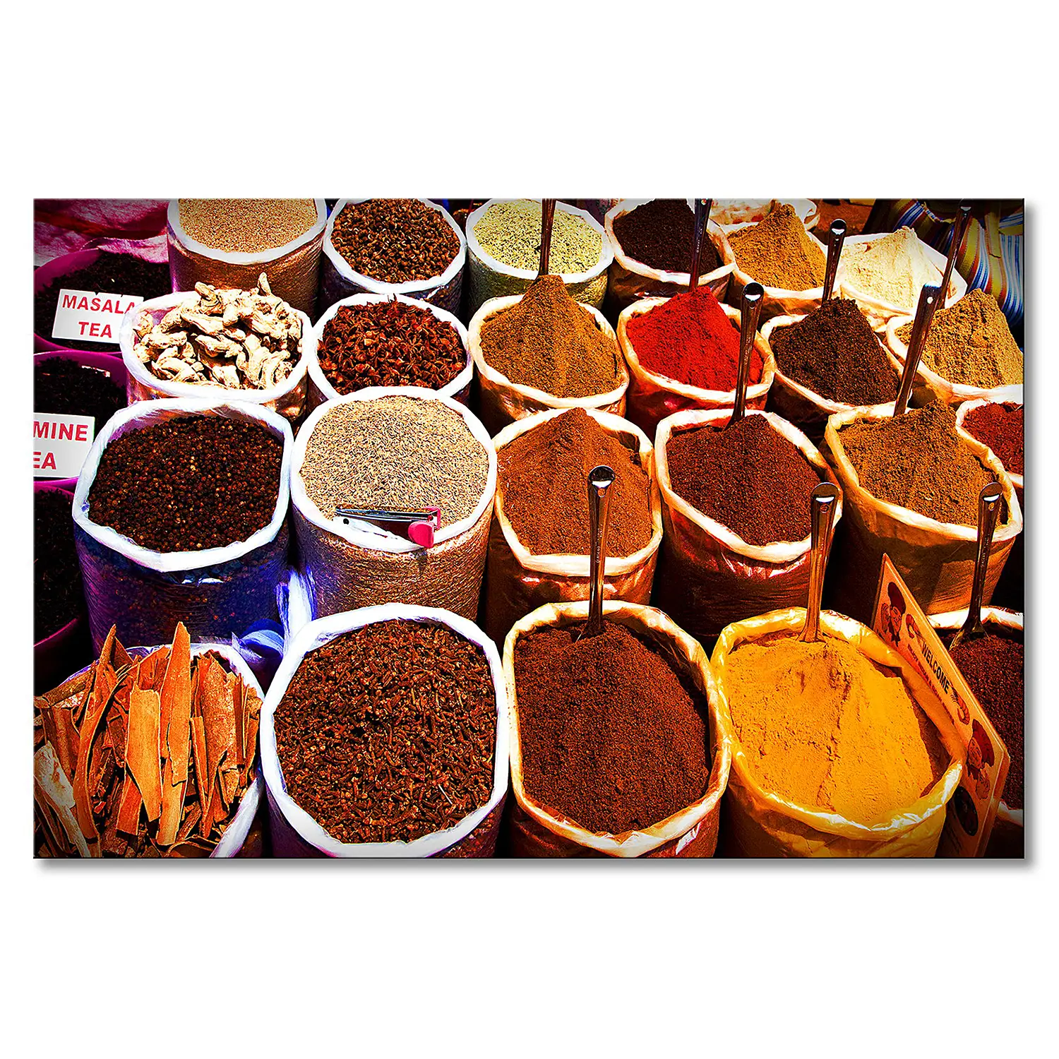 Leinwandbild Spices Colorful