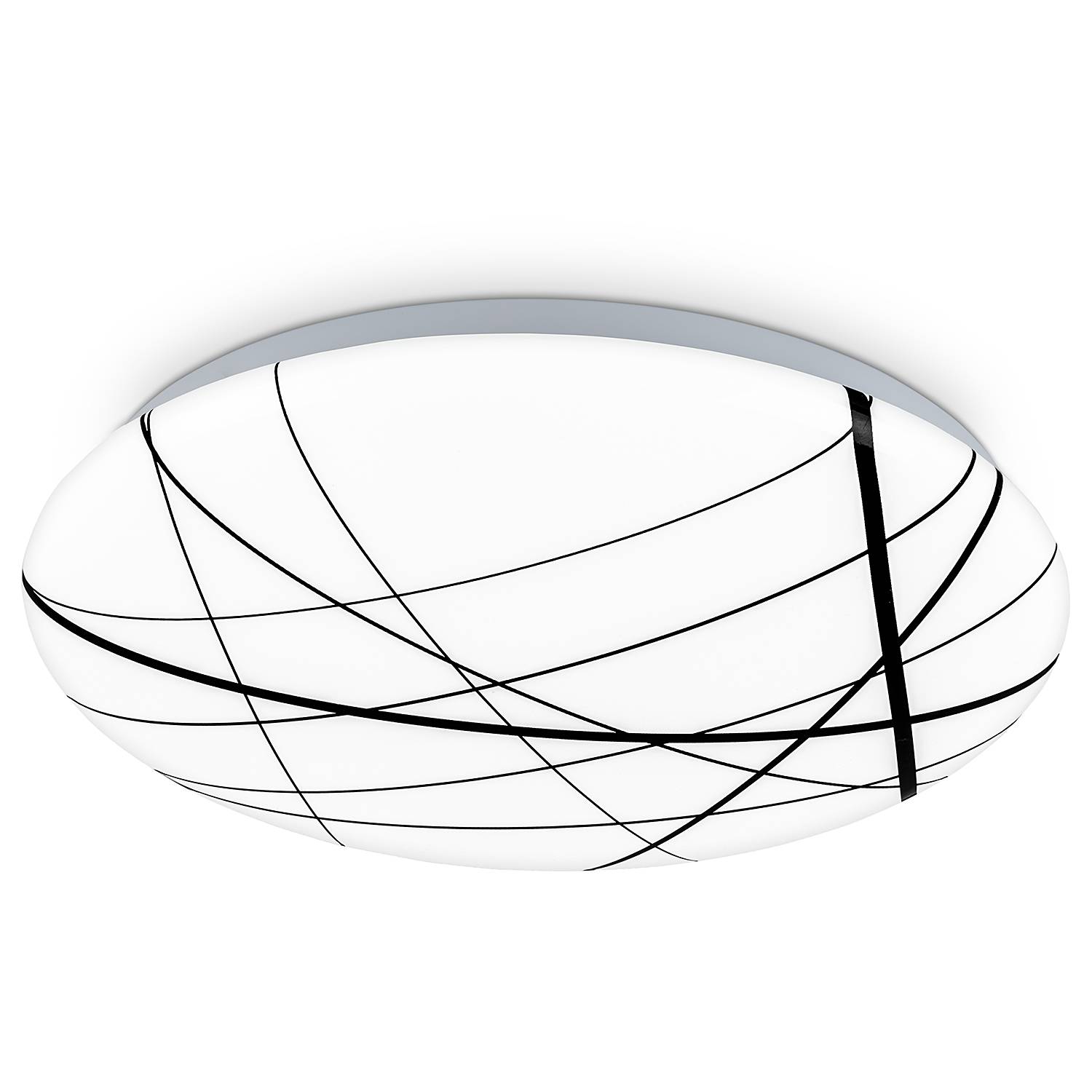 Plafoniera LED Da Bagno IP44 - Lampada Soffitto Bianco Neutro 12W, Cromo 310mm - Foto 9