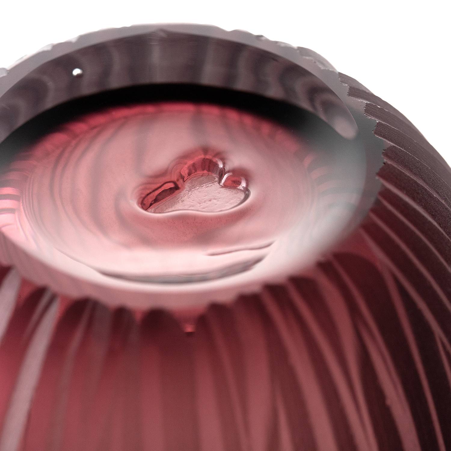 Vase Décoratif Leonardo 'Bellagio' En Verre Rouge - Hauteur 15.5 Cm - Modèle 036446 - Made In Germany