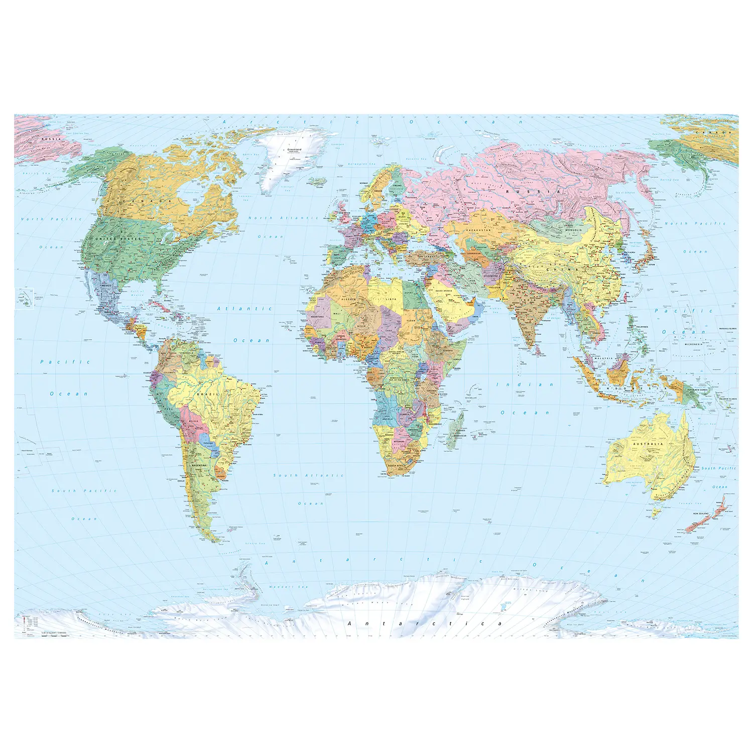 Map World Fototapete