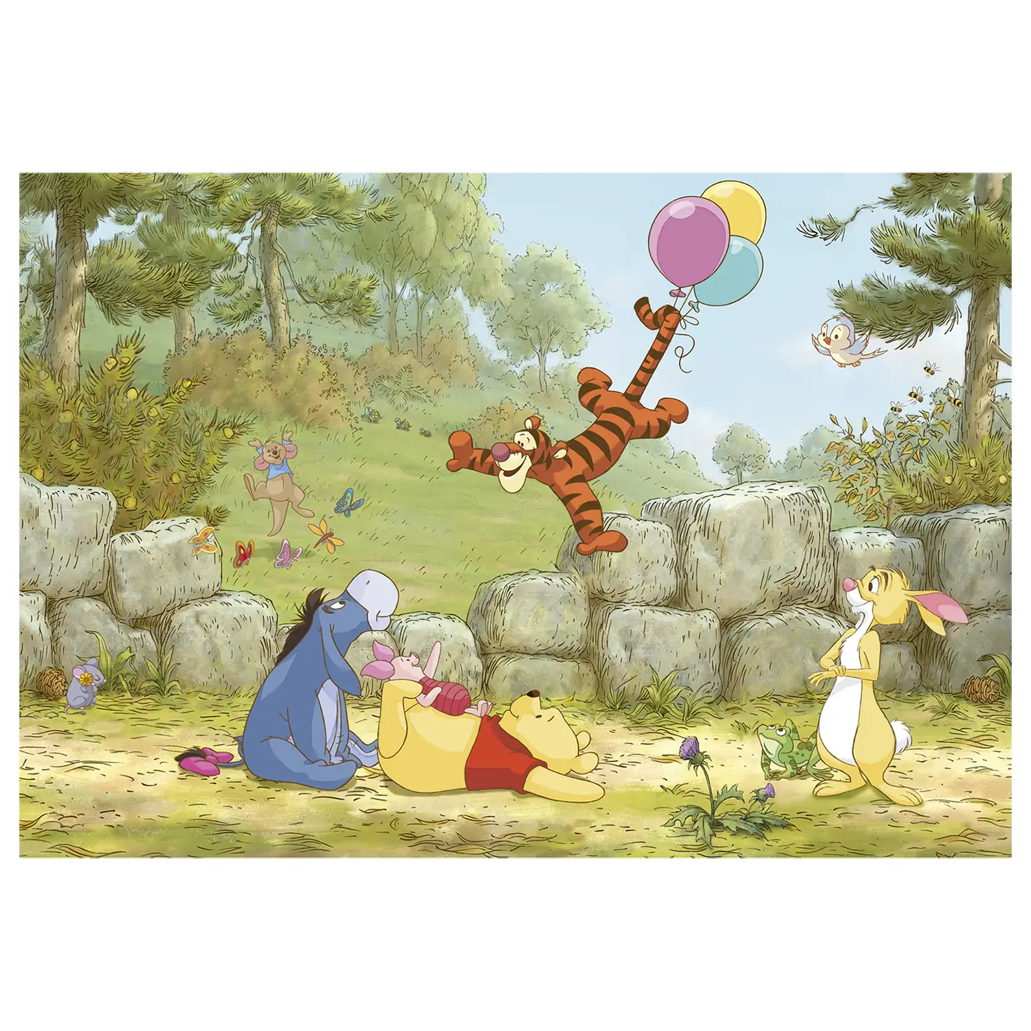 Ballooning Pooh Fototapete Winnie