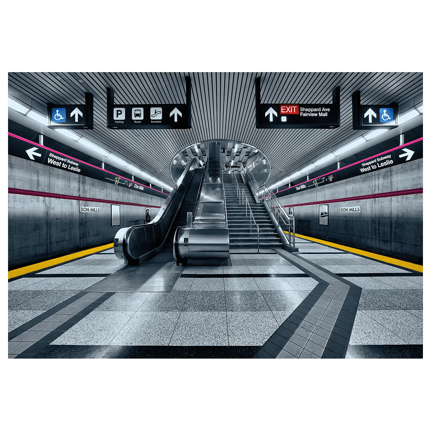 Fototapete Subway