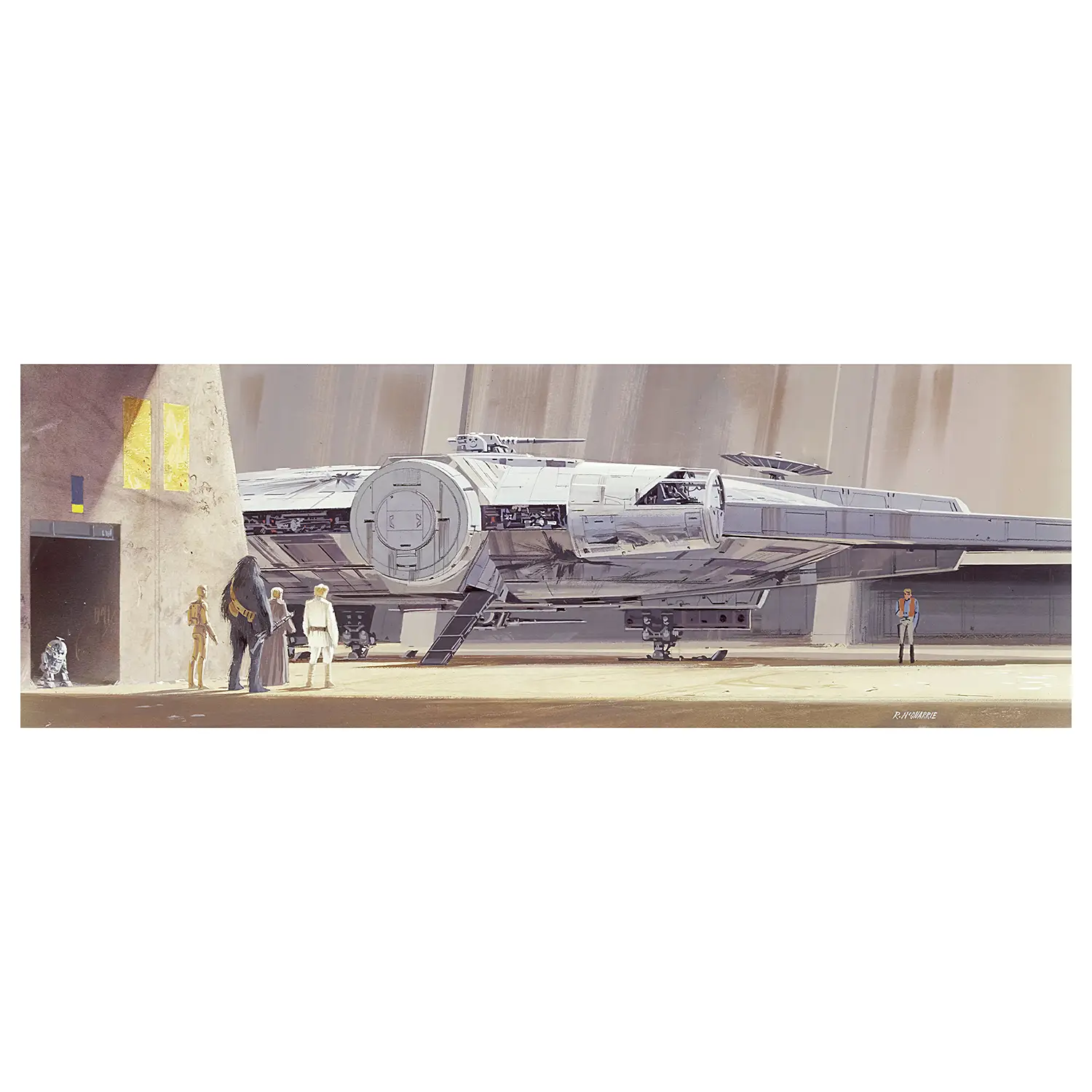 Star Falcon Wars Millenium Fototapete