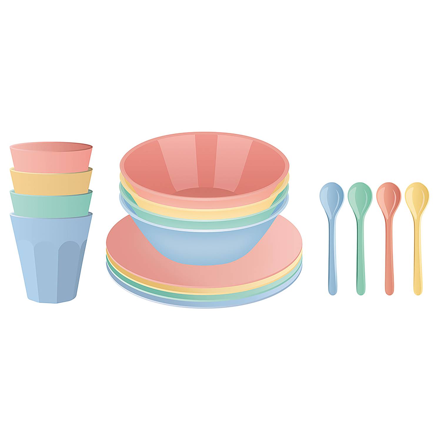 Staub Macaron Mini Cocotte Seramik Güveç Seti 6'lı