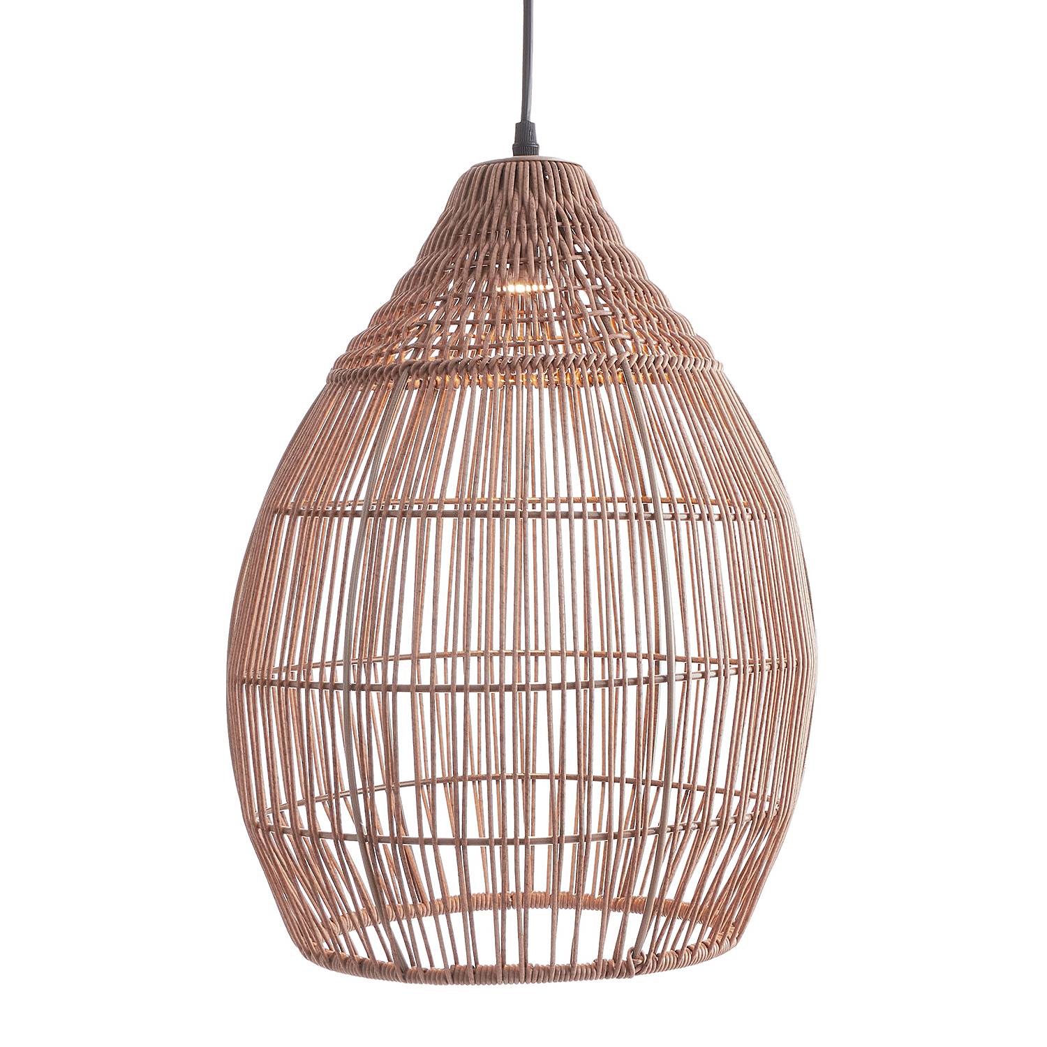 Deckenleuchte Aus Schmiedeeisen Für Garten & Terrasse – Ø 44 Cm, 2 E27 Fassungen, Wetterfest (IP40), Made In Italy