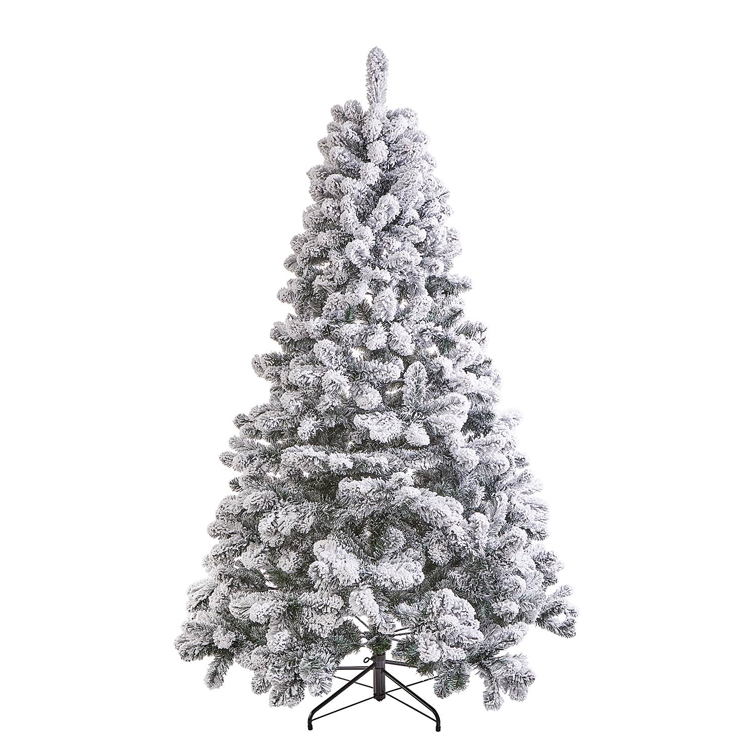 Sapin Artificiel Floqué Blanc-210cm