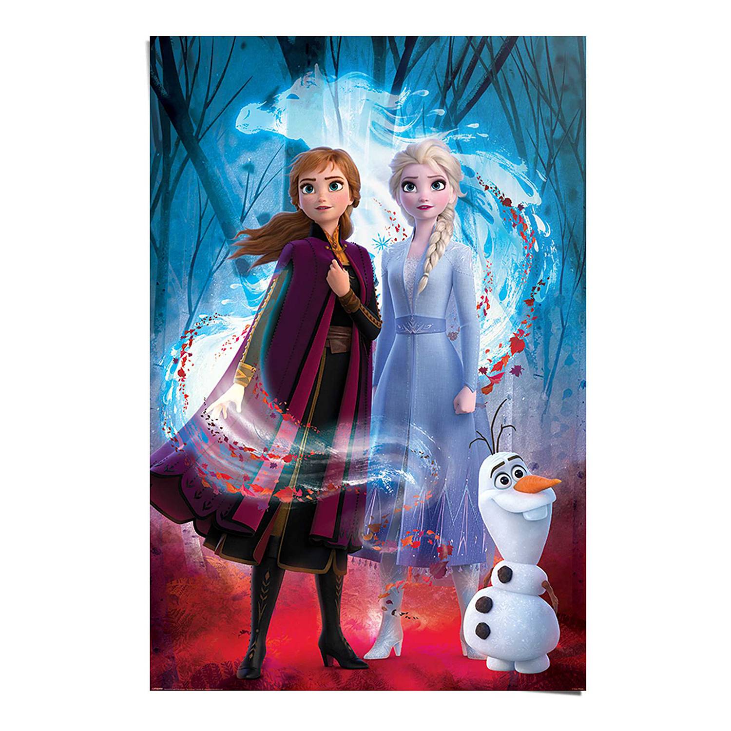 Poster Frozen 2 - Anna & Elsa kopen | home24