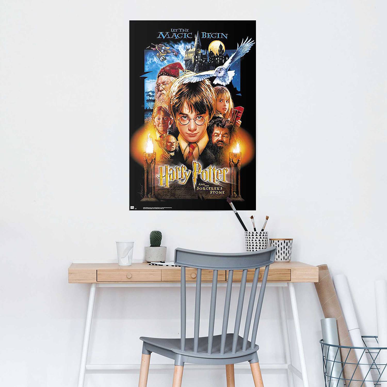 Poster Harry Potter And The Sorcerer's Stone - Stampa 91,5x61 Cm, Carta Lucida 150 Gr - Foto 9