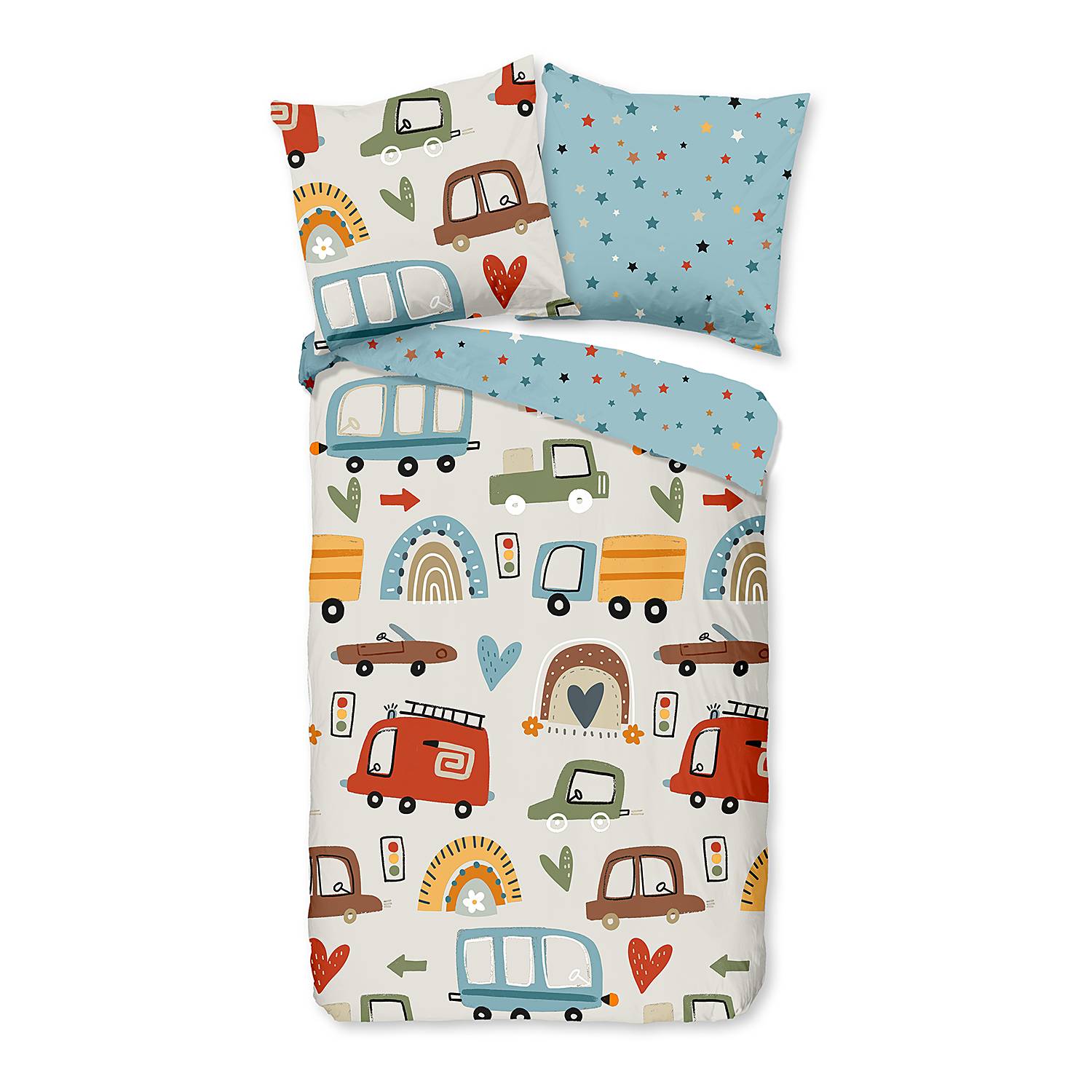 Robert Osswald Kinderbettwäsche Petita - 100x135cm + 40x60cm Bio-Baumwolle