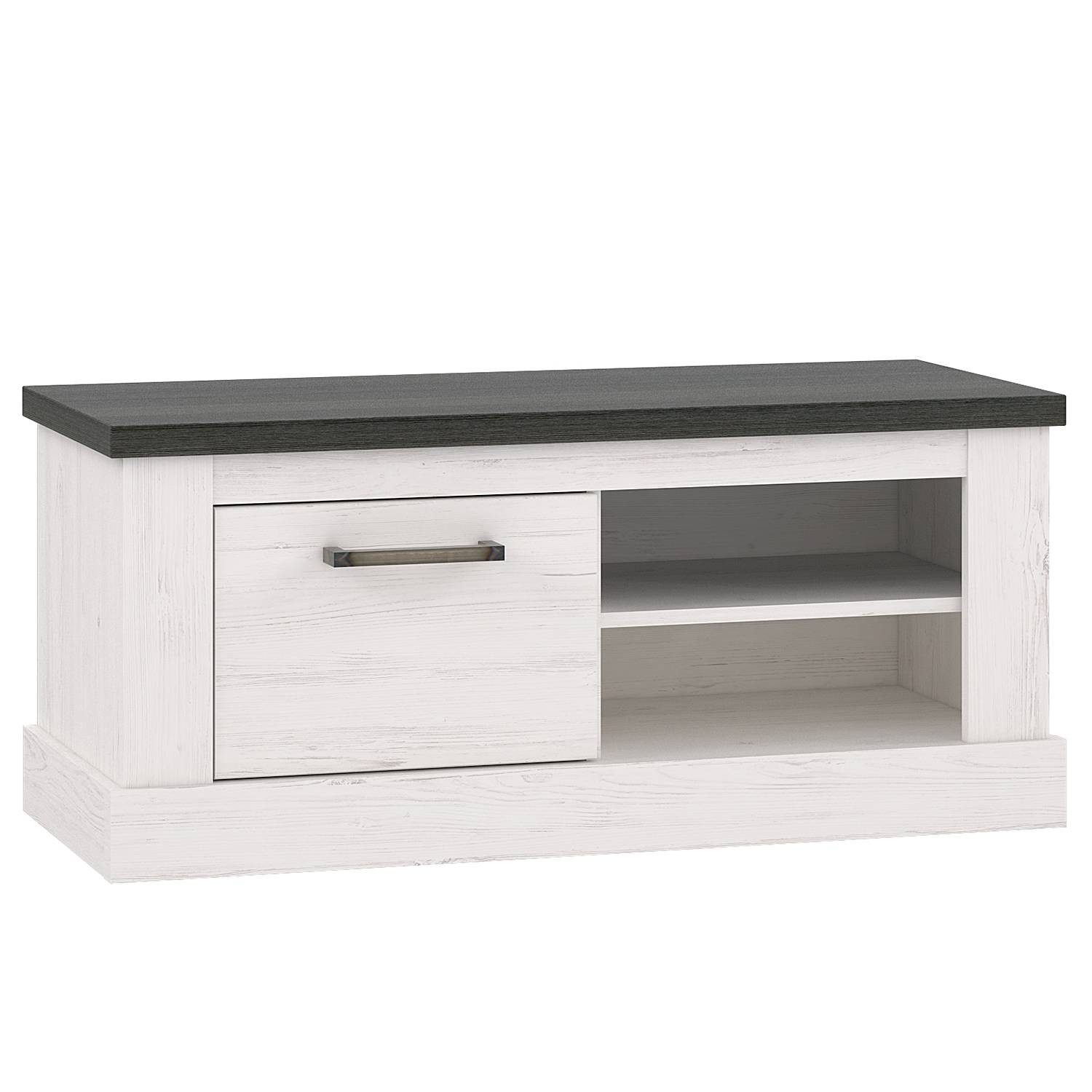 Cortesi Home Zio Panca Da Ingresso In Metallo | Stile Contemporaneo, Rivestimento Vinile Bianco, 2 Posti, 79 Cm - 4