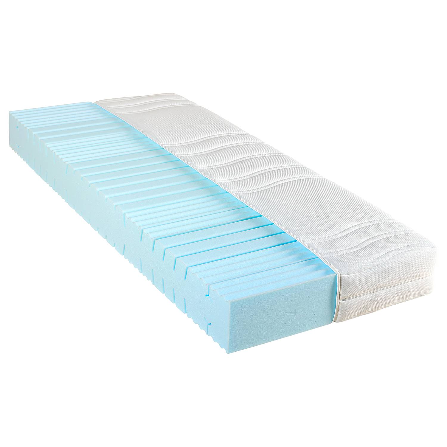 Materasso In Schiuma Fredda - 200x90x12 Cm - Rivestimento In Bambù - Foto 2