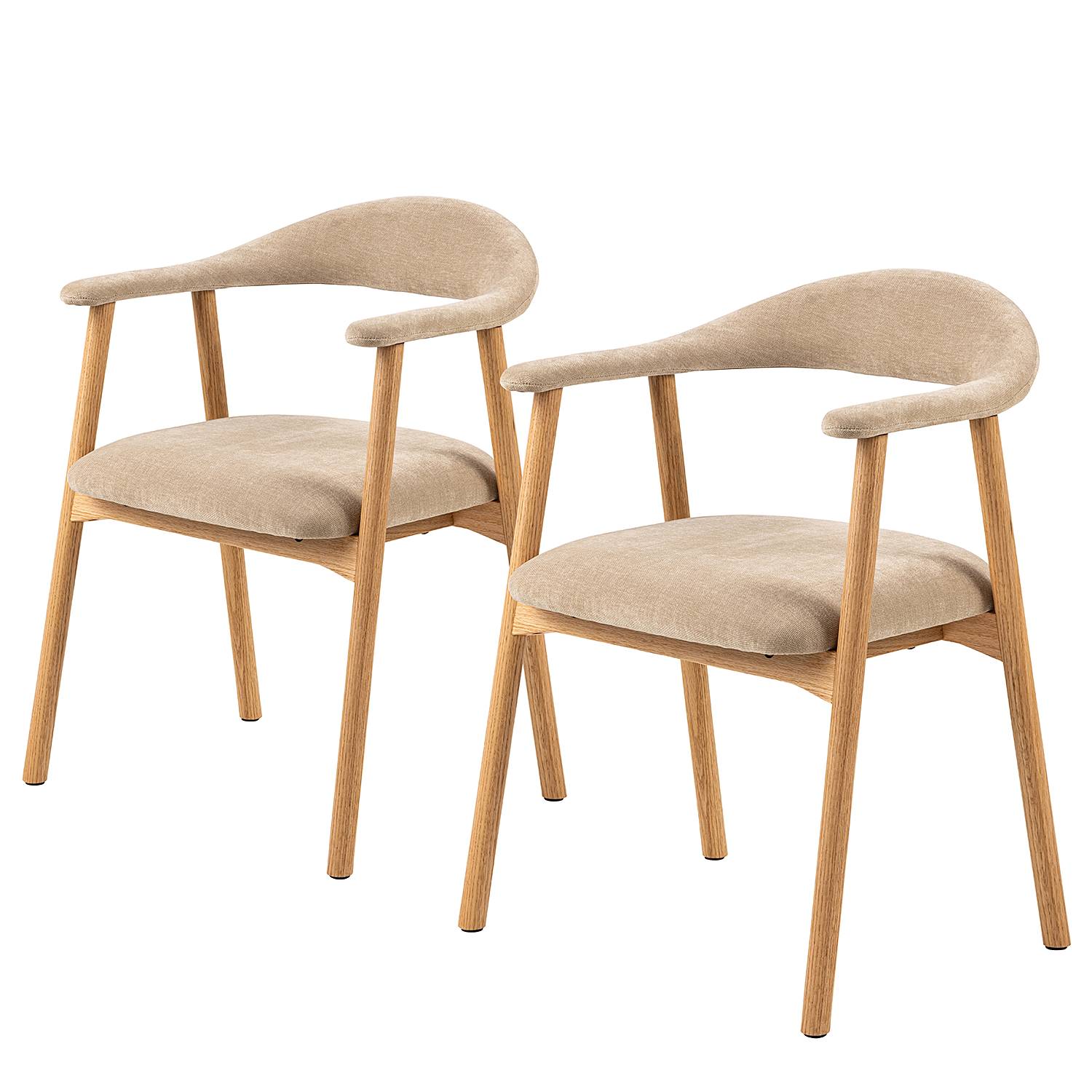 Set di sedie con braccioli MESITA – Acquista online home24