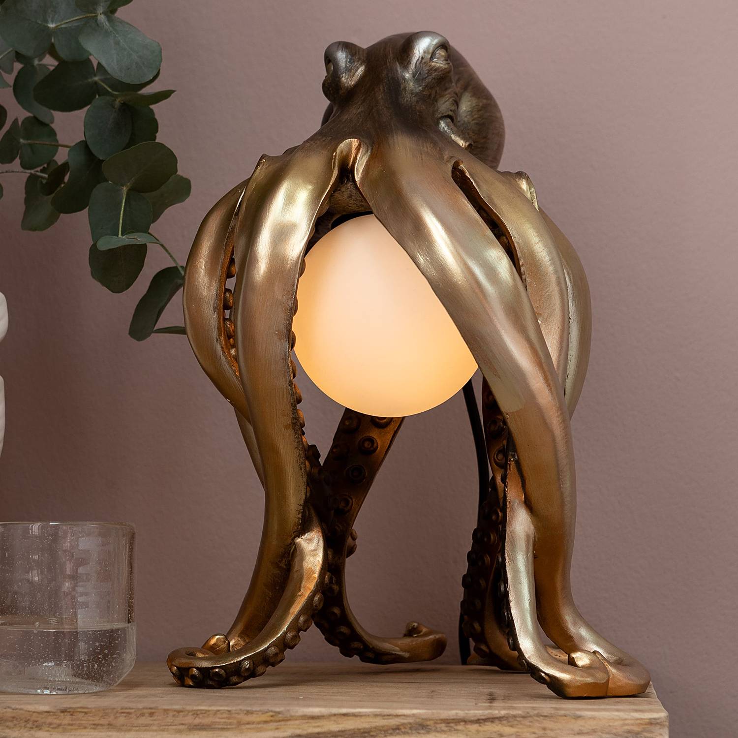 Tischleuchte Octopus Schwarz 48cm - Online GmbH Tischleuchte Octopus Schwarz 48cm - Online GmbH