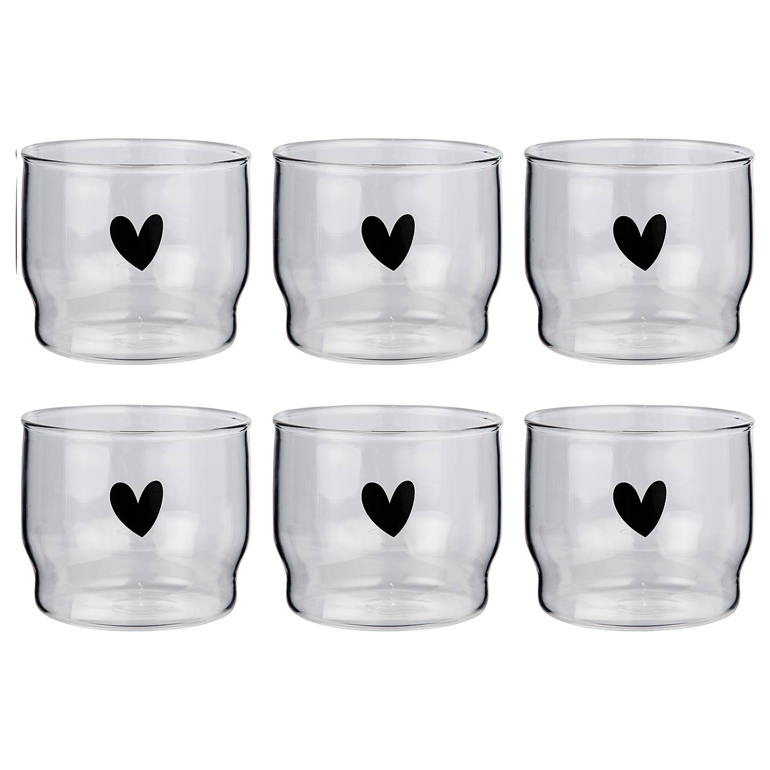 Trinkglas LOVELY Herz 6erSet kaufen home24