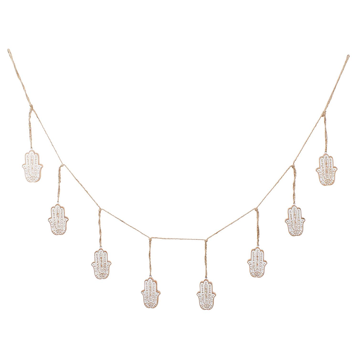 Fatima 4x guirlande bois de manguier je commande home24