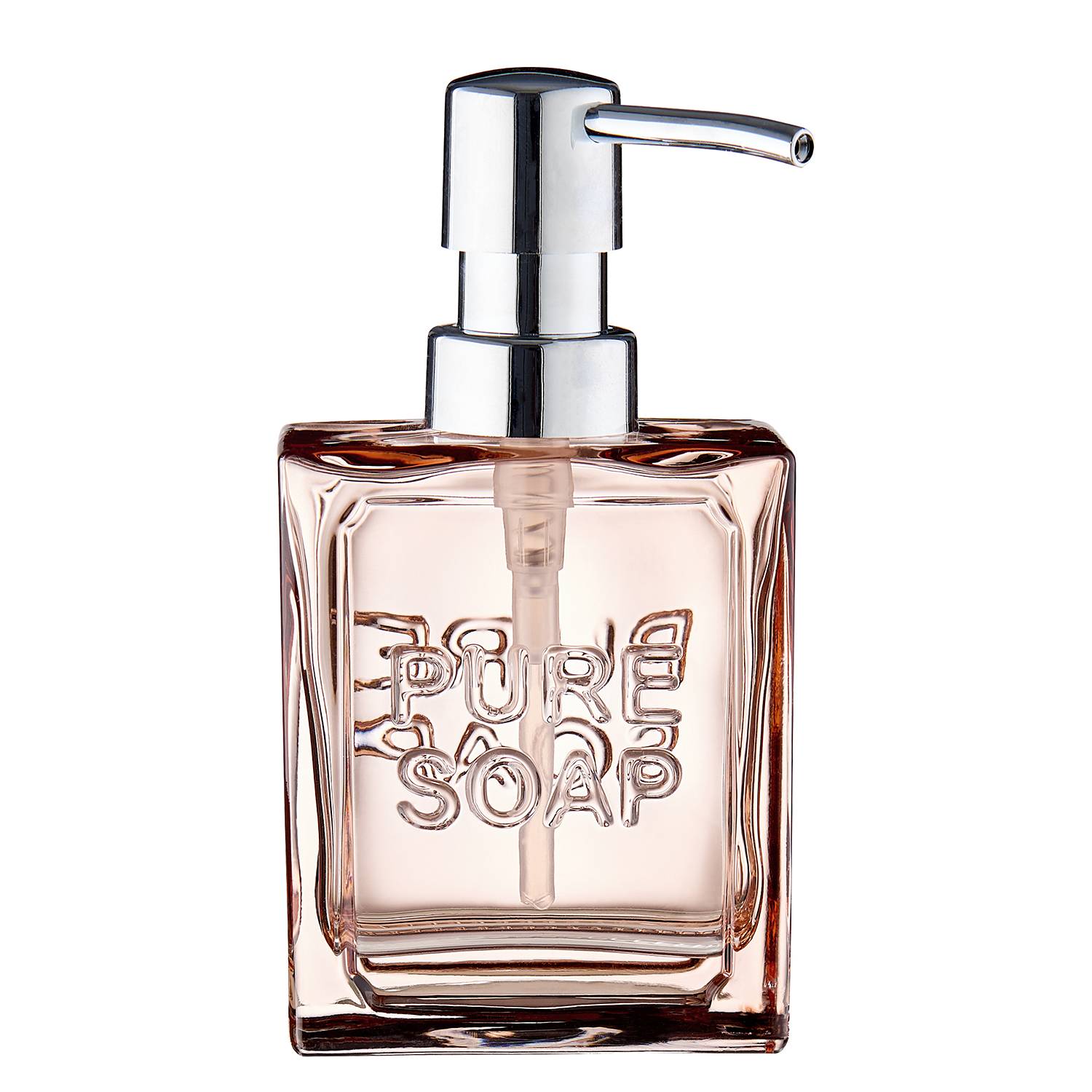 Seifenspender Glas Pure Soap 550 Ml - Schwarz Eleganter Seifenspender