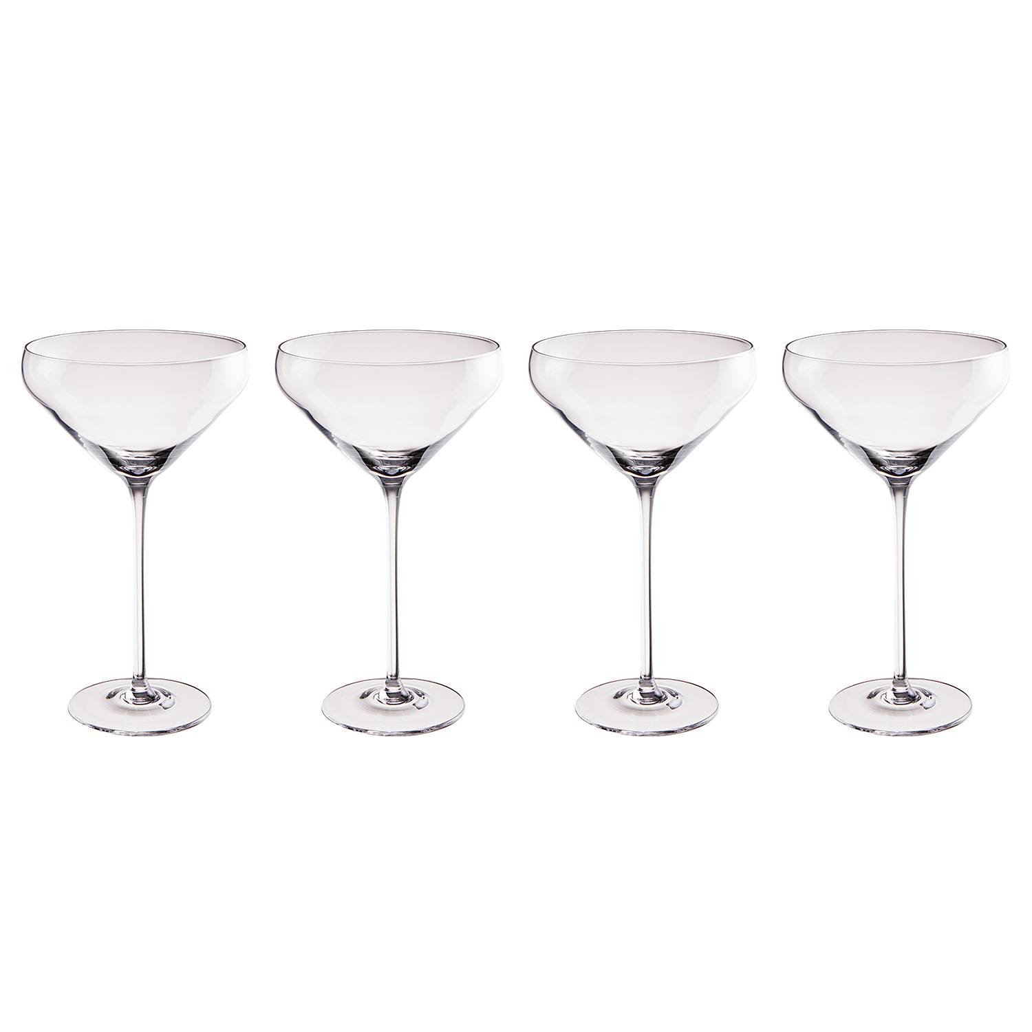 Carousel Home And Gifts Set 4 Sottobicchieri Da Cocktail Happy Hour - MDF Con Supporto In Sughero, 10x10 Cm