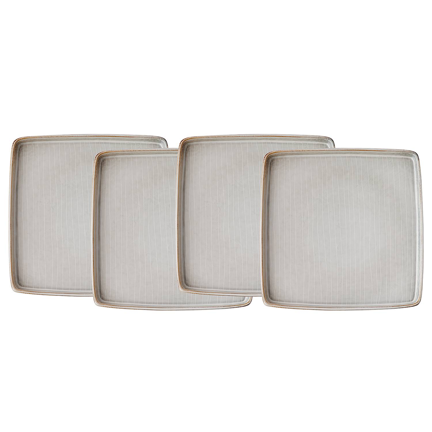 Set di 4 piatti in porcellana bianca D20 Louise | Maisons du Monde