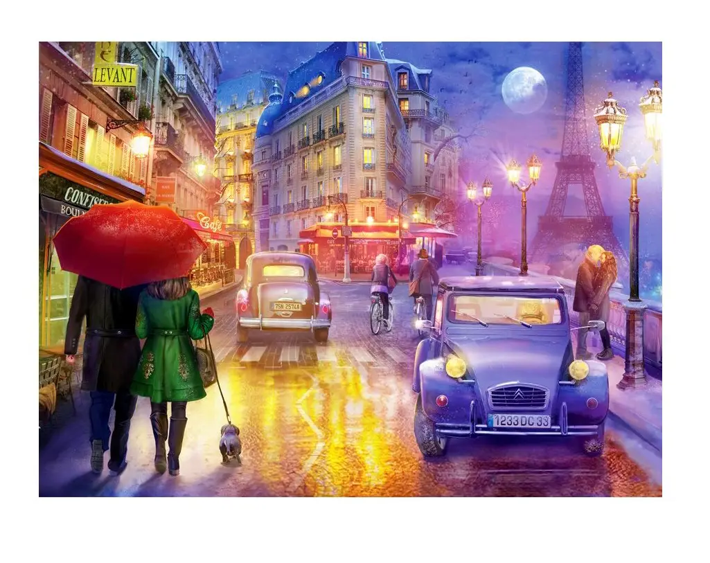 Puzzle Lilia bei Nacht Paris