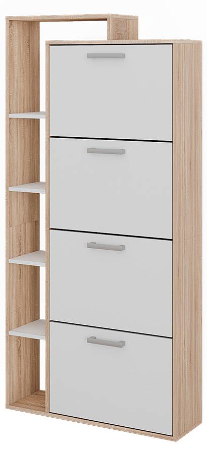 Vicco Schoenklaprek Luca, Wit, 22 x 169 cm 5 compartimenten