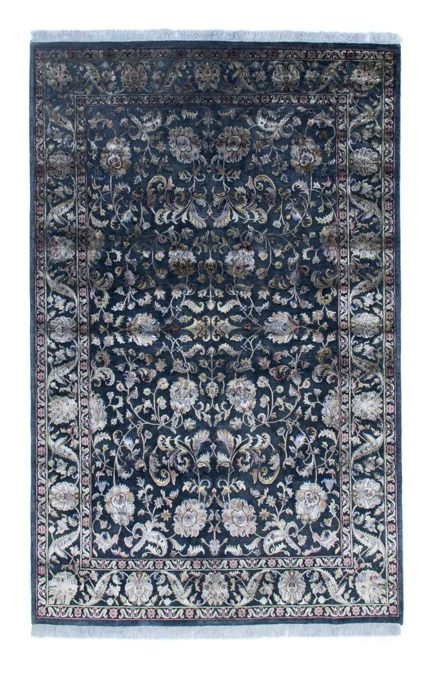 Designer Teppich - 291 x 193 cm - blau