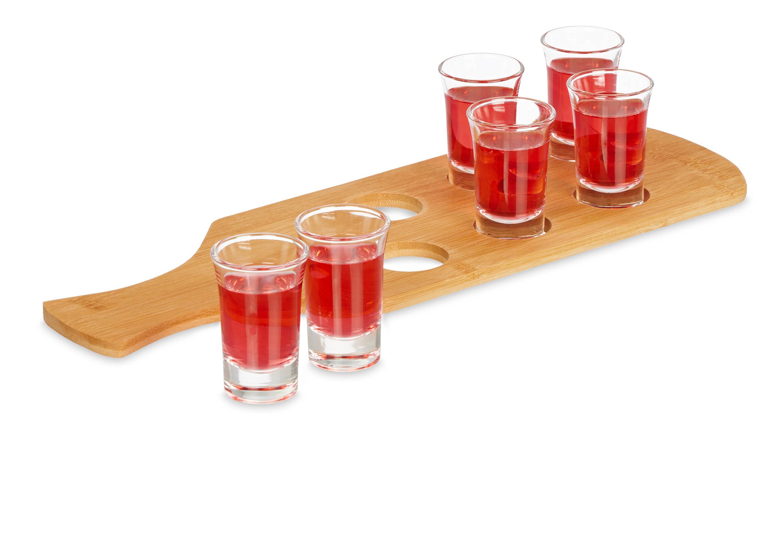 Support Acrylique Pour 12 Verres à Liqueur/vin - Présentoir Transparent 29x11 Cm, Trou 3,8 Cm - 4