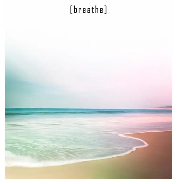 1 Leinwandbild Breathe