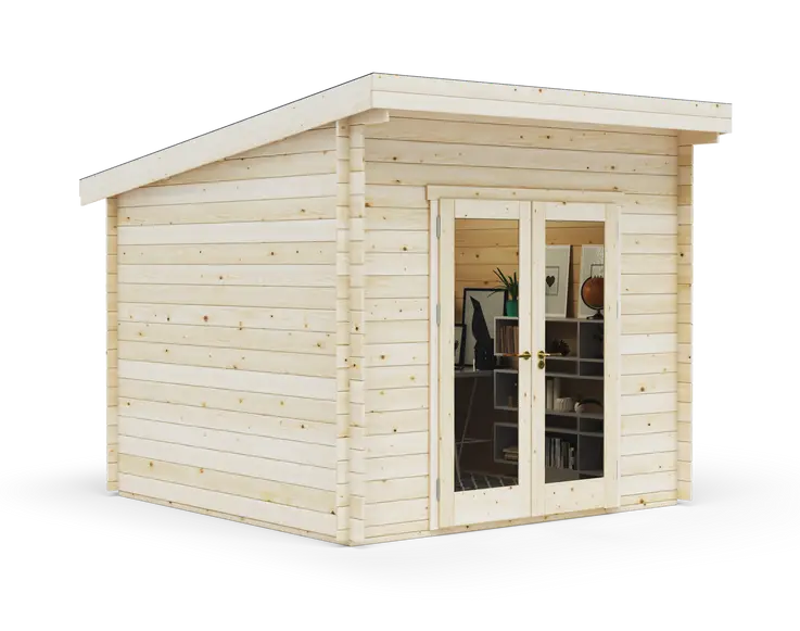 Air茅n Gartenhaus 300x300 Holz