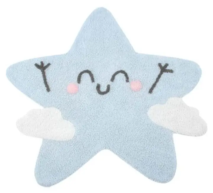 Baumwollteppich Happy Star