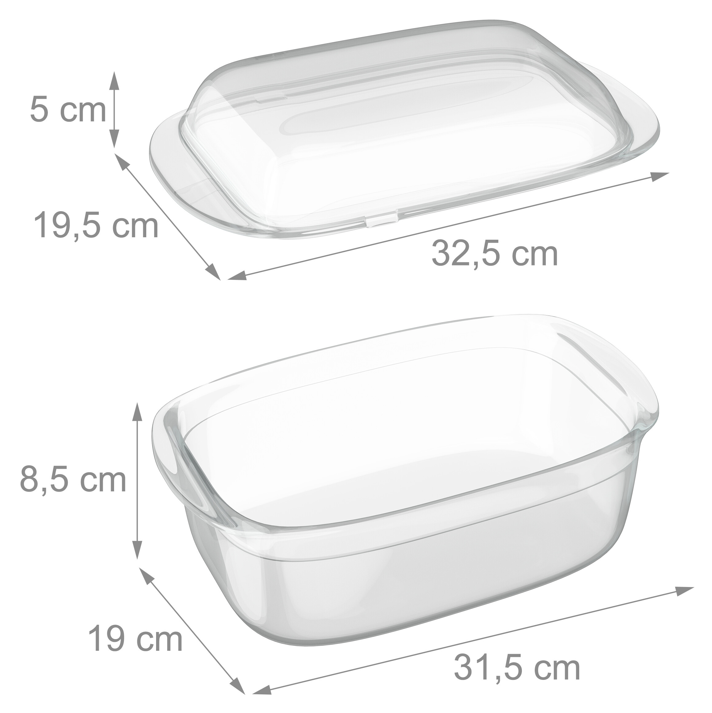 Auflaufform mit Deckel 4,5 l kaufen