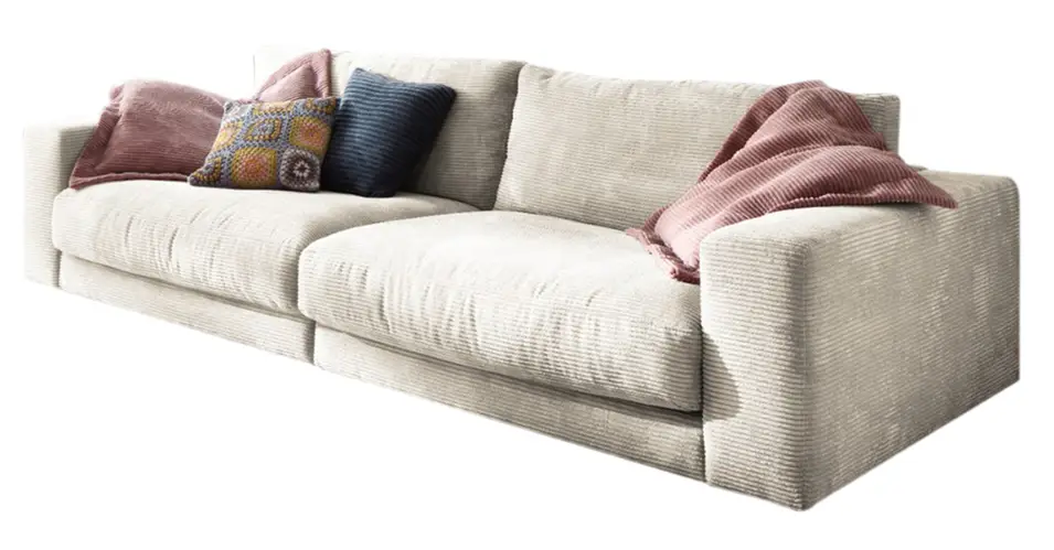 3-Sitzer Cord Sofa MADELINE